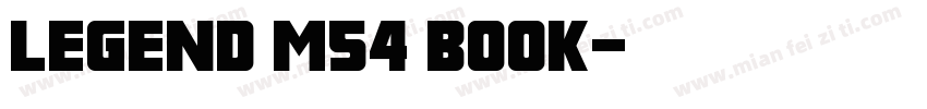 Legend M54 Book字体转换